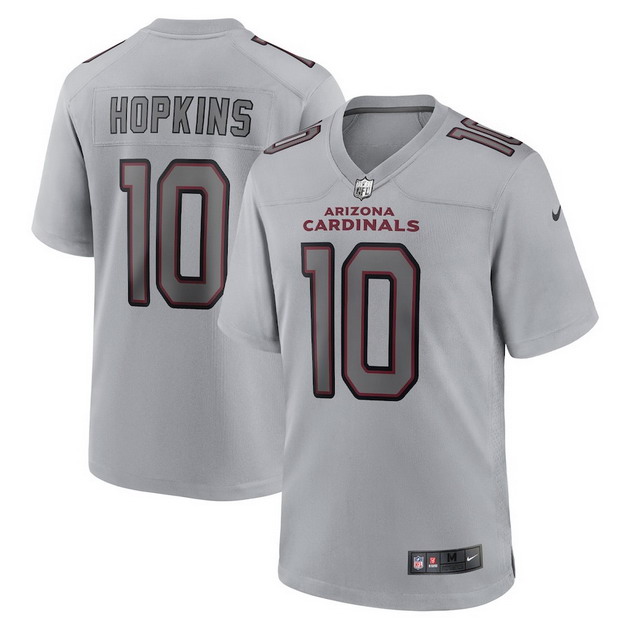 mens nike deandre hopkins gray arizona cardinals atmosphere fashion game jersey